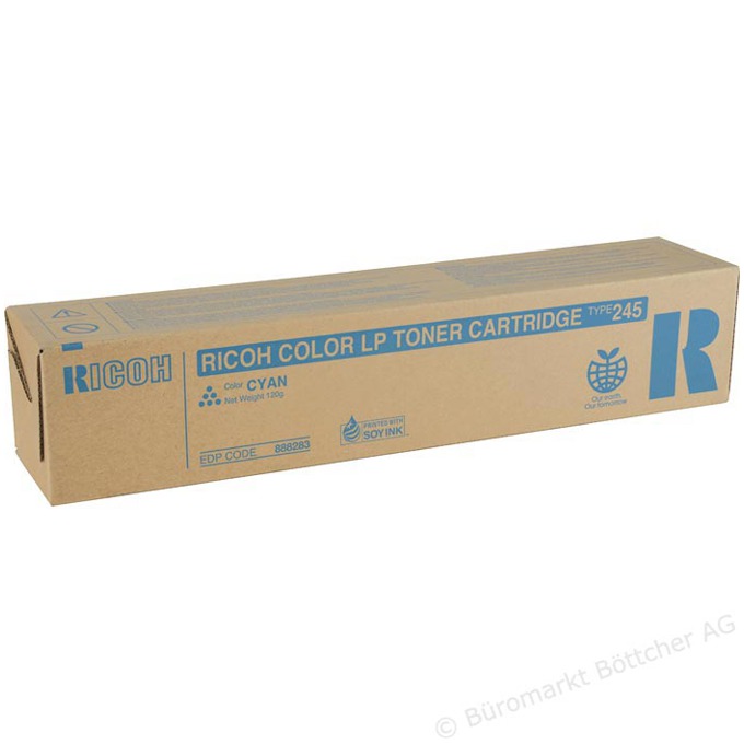 TОНЕР за копирна машина RICOH AFICIO CL4000DN/HDN/SPC410DN/411DN - Type 245 - Cyan - P№ 888283 - заб.: 5000k