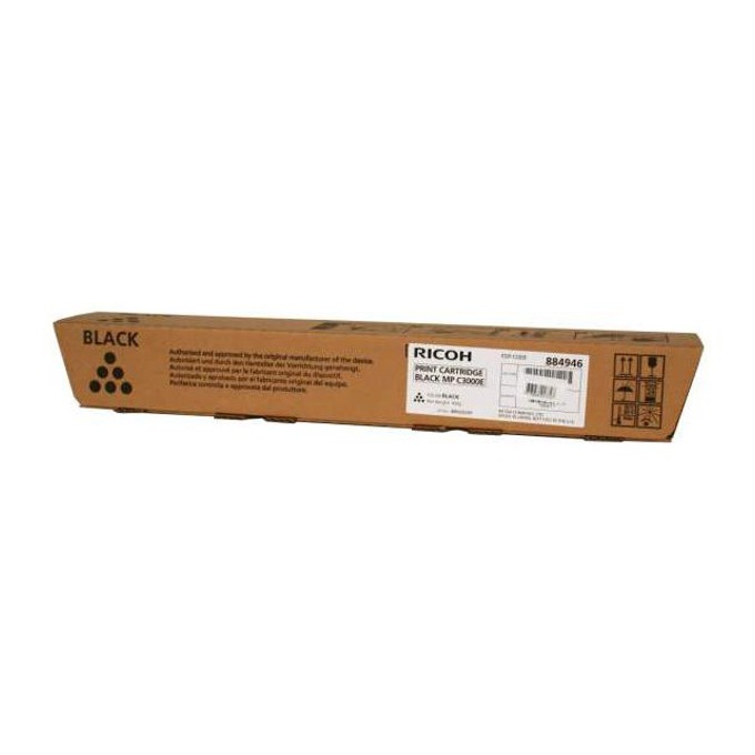 TОНЕР за копирна машина RICOH MP C2000/MP C2500/MP C3000E - Black - P№ 884946 - заб.: 20000k