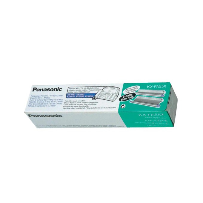 Тт лента за PANASONIC KX-FP 81/85/151/155/181/185 - 2 rolls - P№ KX-FA55X - заб.: 2x50m