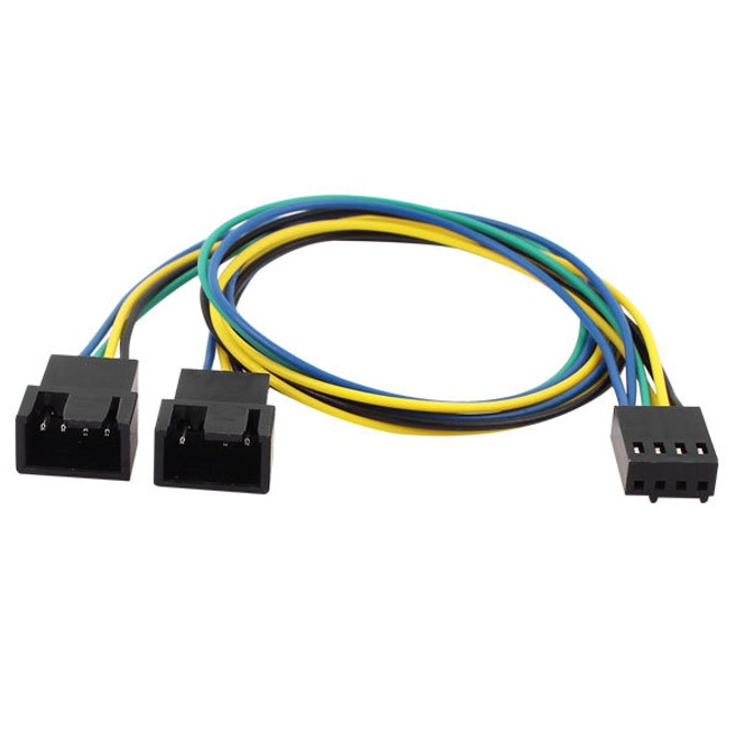 Захранващ кабел Noctua 4pin към 1x 4pin/1x 3pin