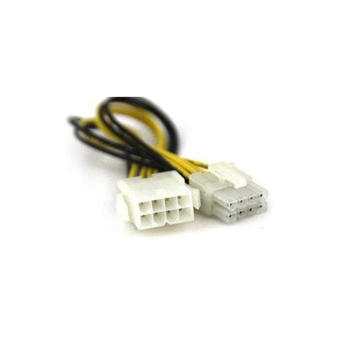 Захранващ кабел VCom CE314 ATX EPS 8-pin(м) към ATX EPS 8-pin (ж)