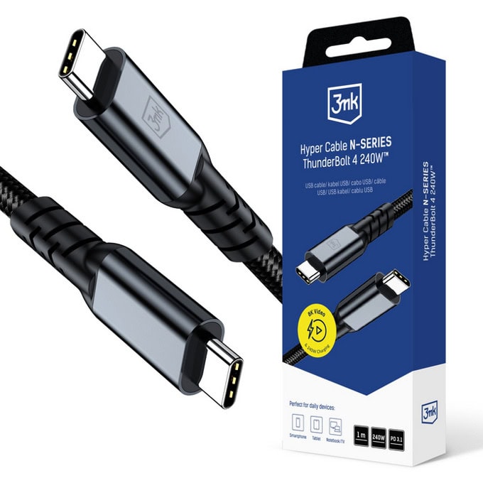 Кабел 3mk Hyper N-Series ThunderBolt 4