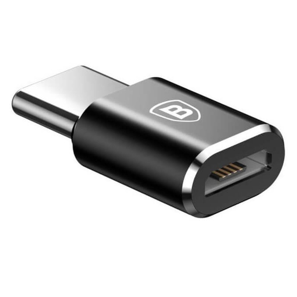 Преходник Baseus microUSB Female To USB-C Male (CAMOTG-01)