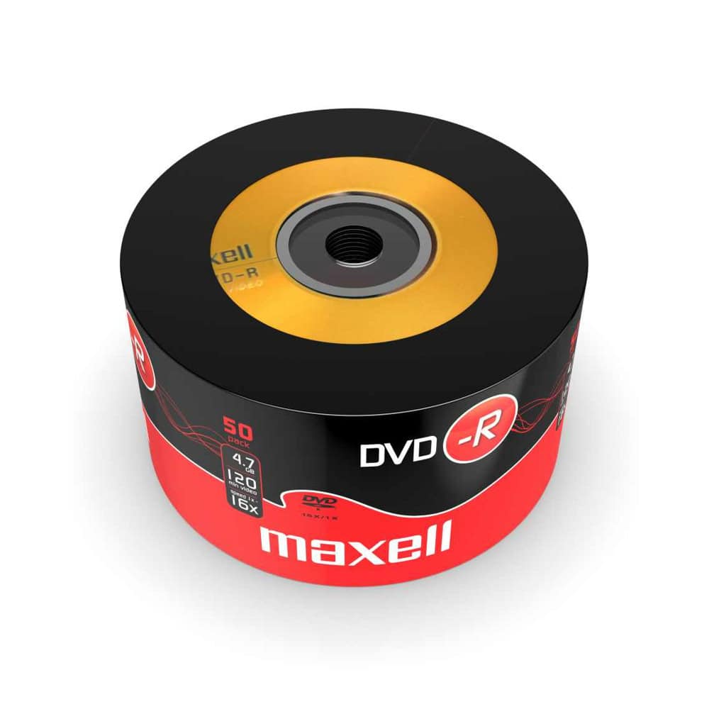Оптичен носител DVD-R media 4.7GB MAXELL