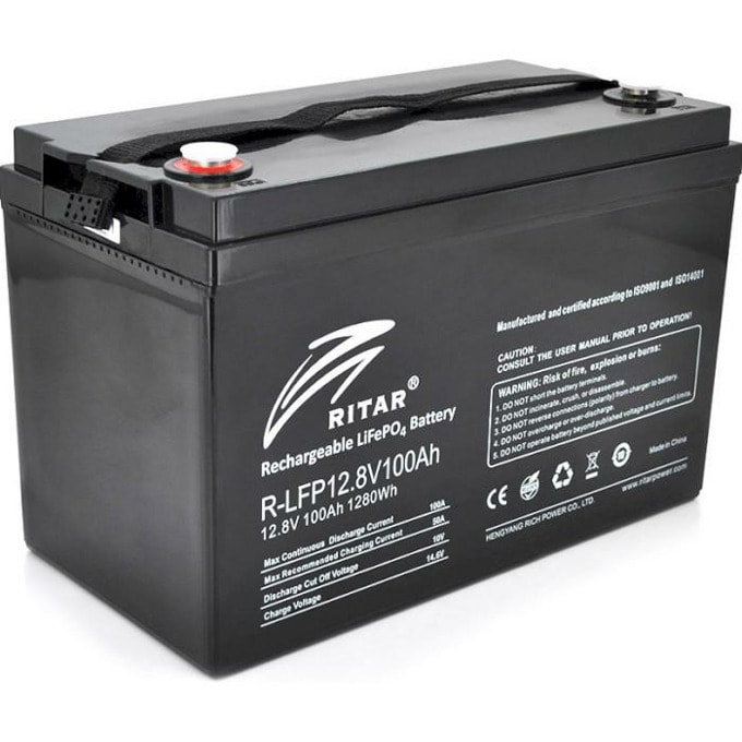 Акумулаторна батерия Ritar Power LFP-12.8V-100AH