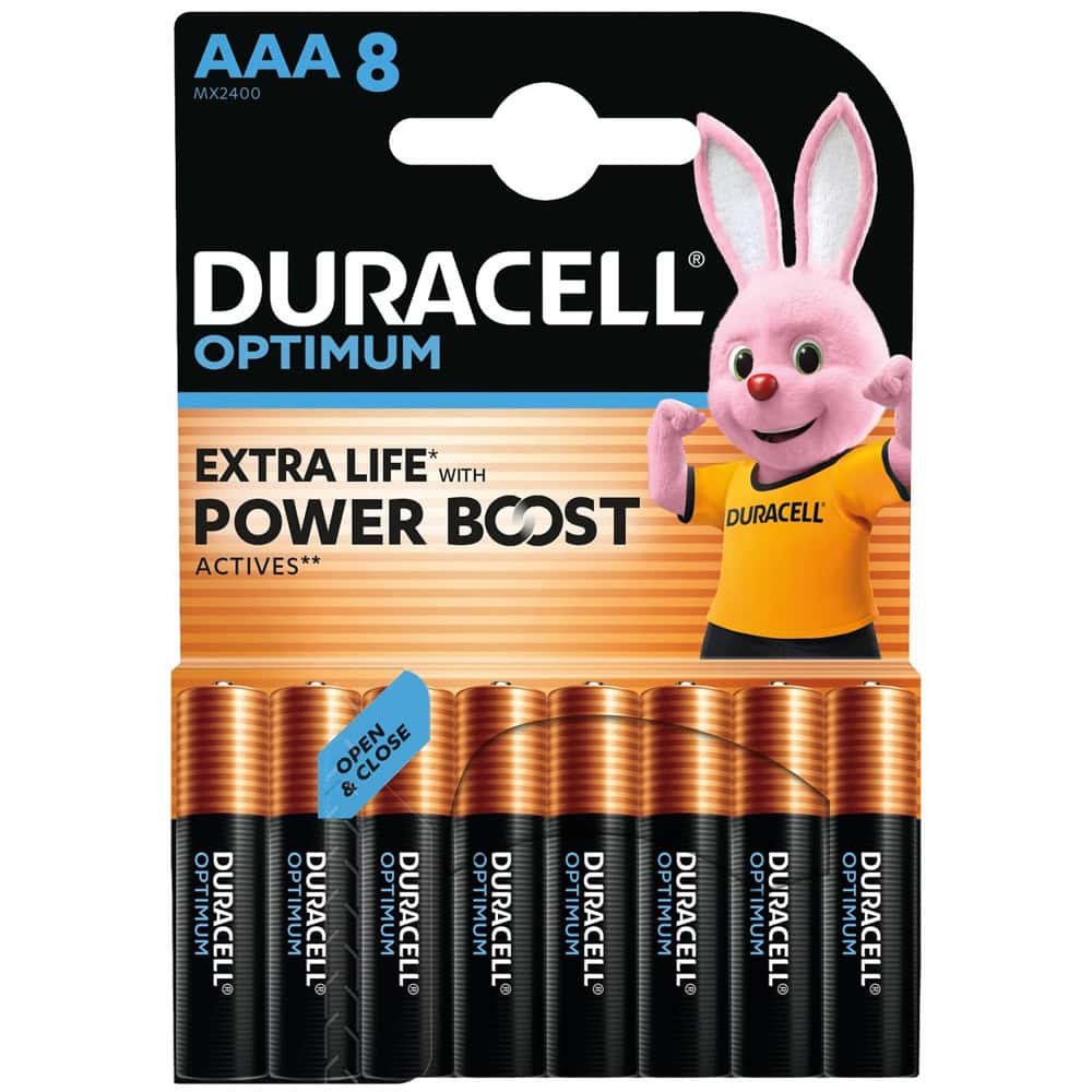 Батерии алкални Duracell Optimum