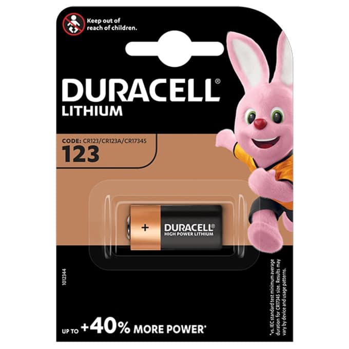 Батерия литиева Duracell CR123A