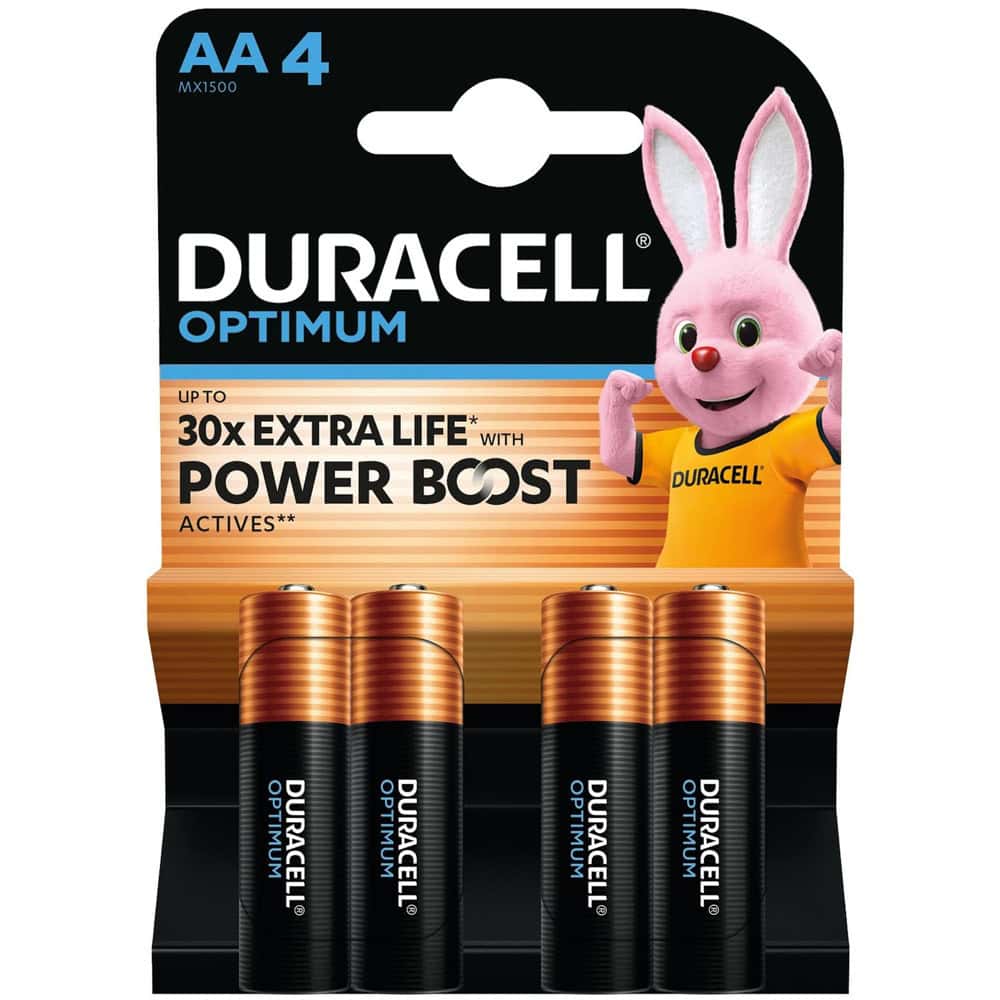 Батерии алкални Duracell Optimum