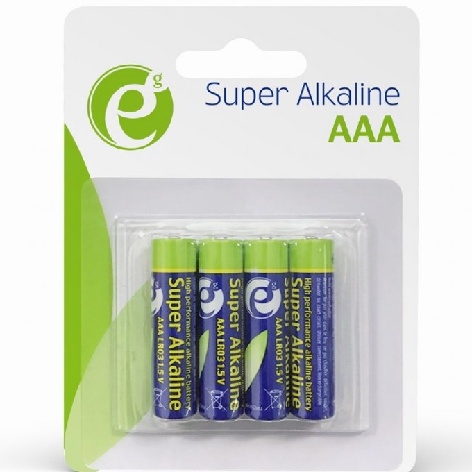 Батерии алкални Gembird AAA LR03 Alkaline