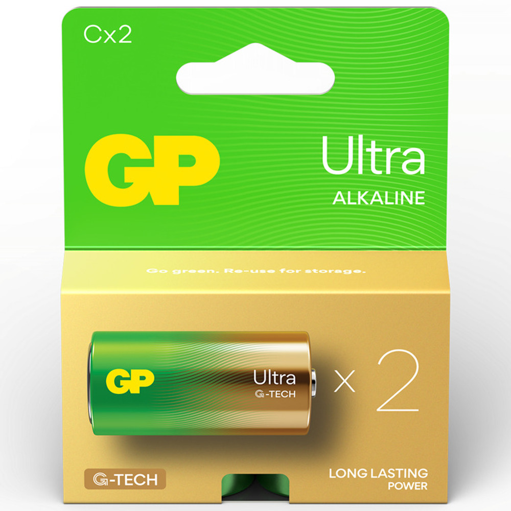 Батерии алкални GP Ultra LR14(C)