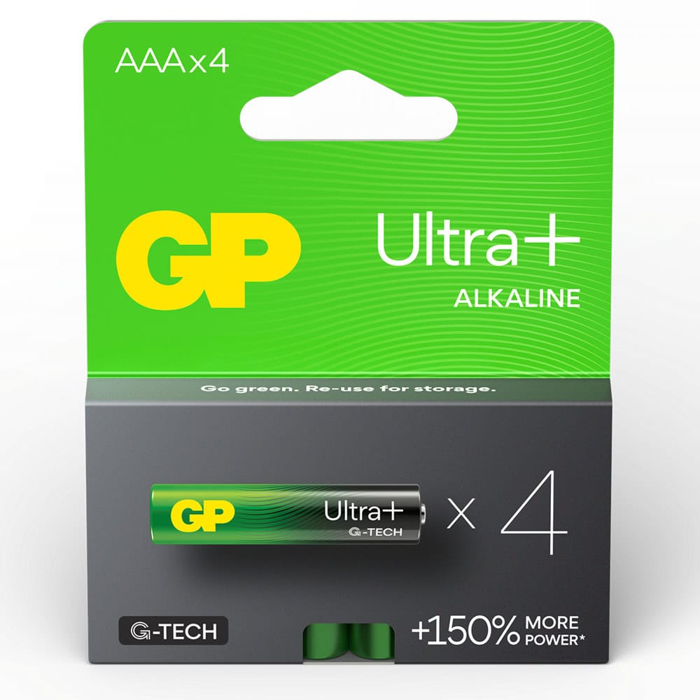 Батерии алкални GP Ultra PLus AAA