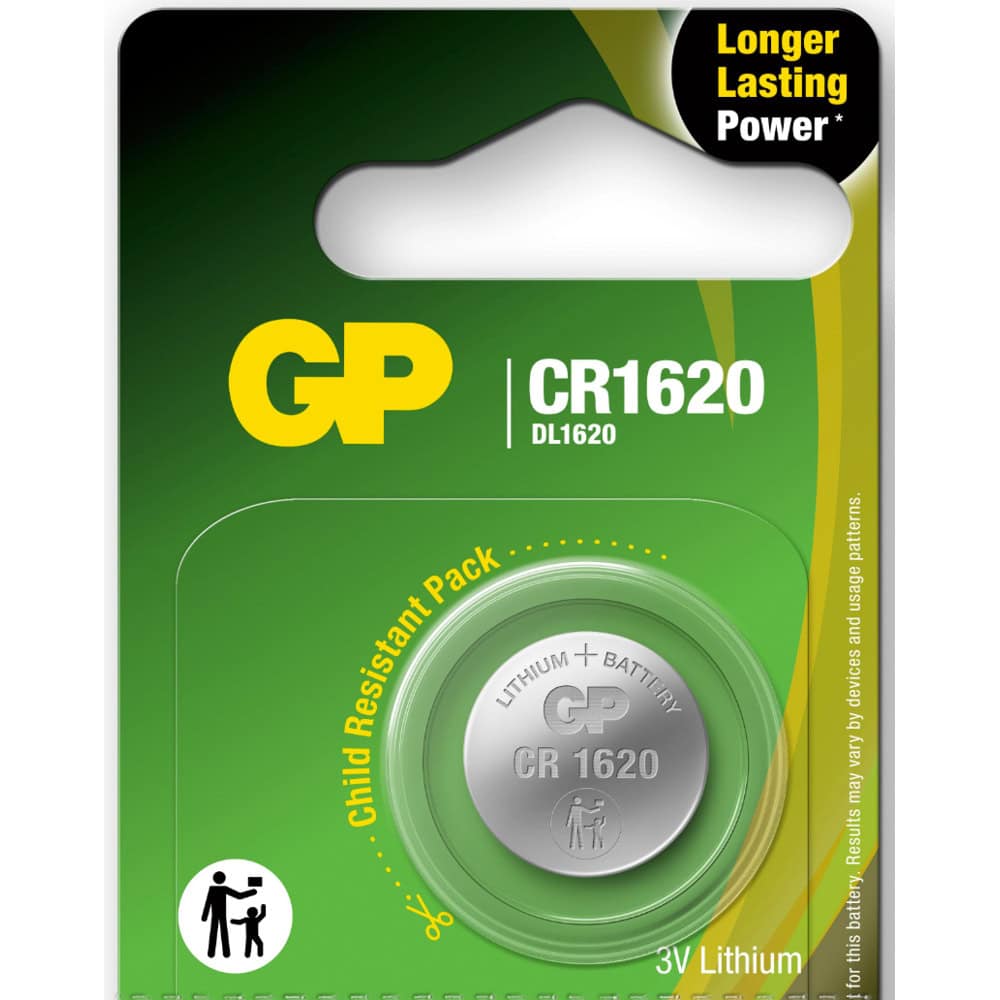 Батерия литиева GP CR-1620 3V 1бр