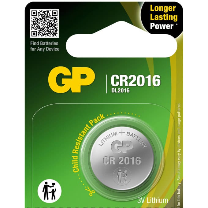 Батерия литиева GP CR2016