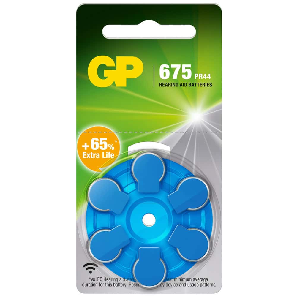 Батерия цинкова GP Hearing Aid ZA675