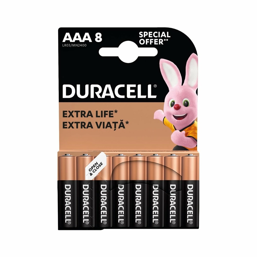 Батерии алкални Duracell LR03/MN2400(DBAAALR03)