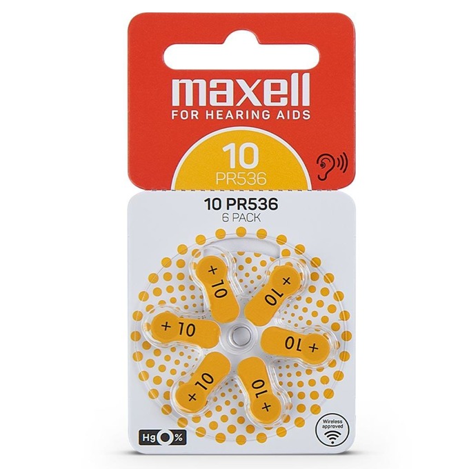 Батерии цинкови Maxell ZA10