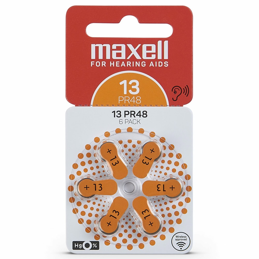Батерии цинкови Maxell ZA13