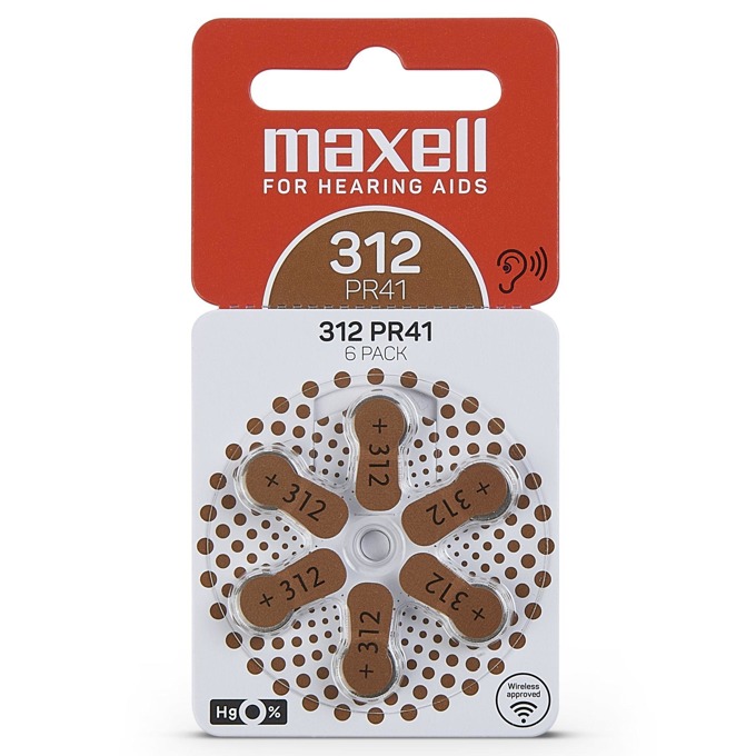 Батерии цинкови Maxell ZA312