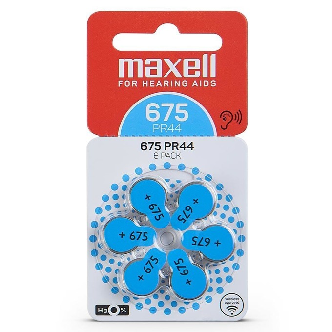 Батерии цинкови Maxell ZA675
