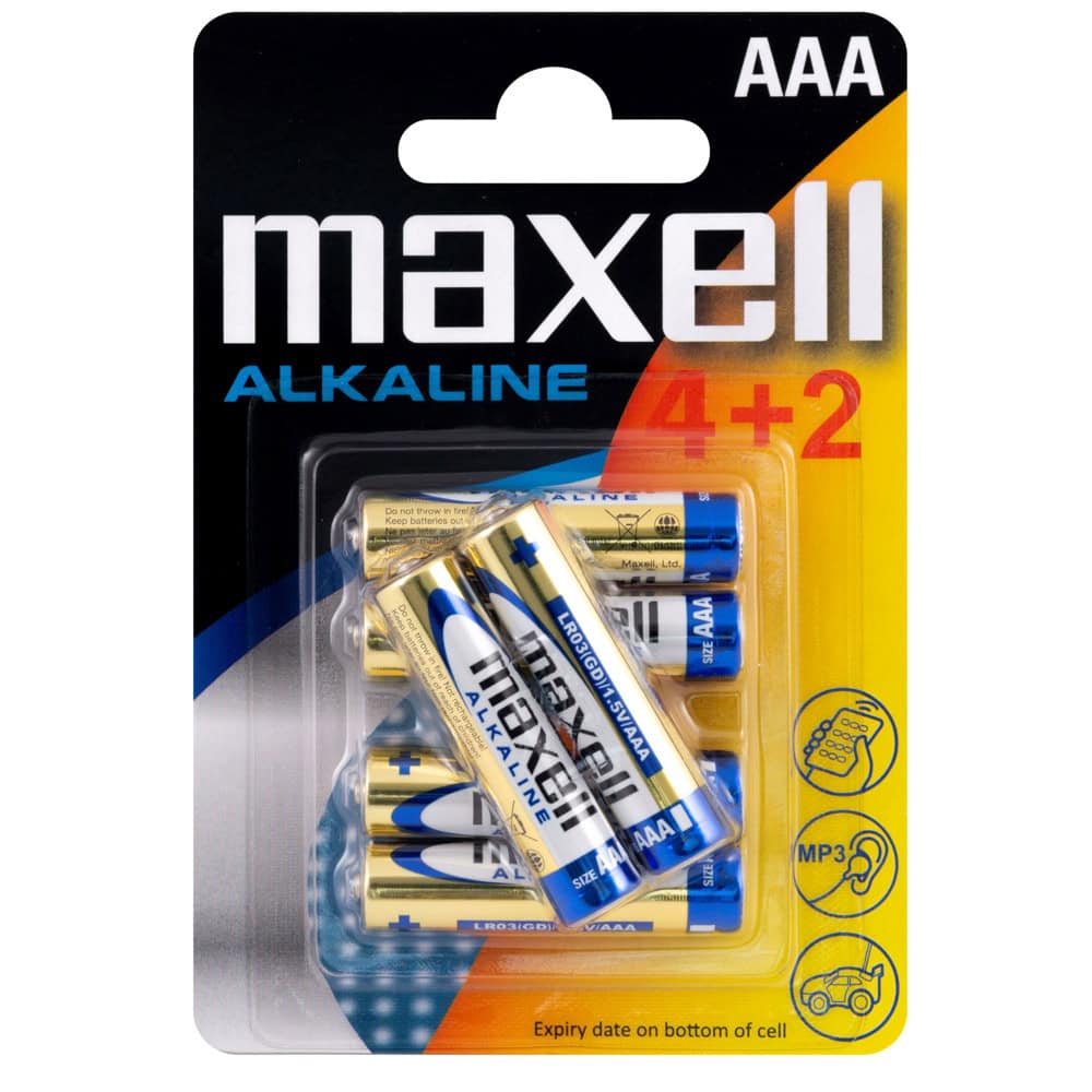 Батерии алкални Maxell AAA