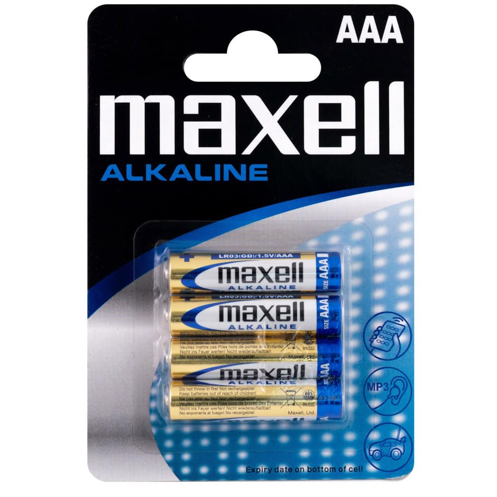 Батерии алкални Maxell ааа