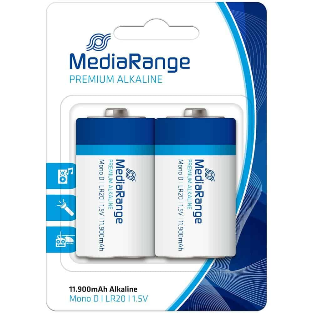 Батерии алкални MediaRange Premium D MRBAT109 LR20
