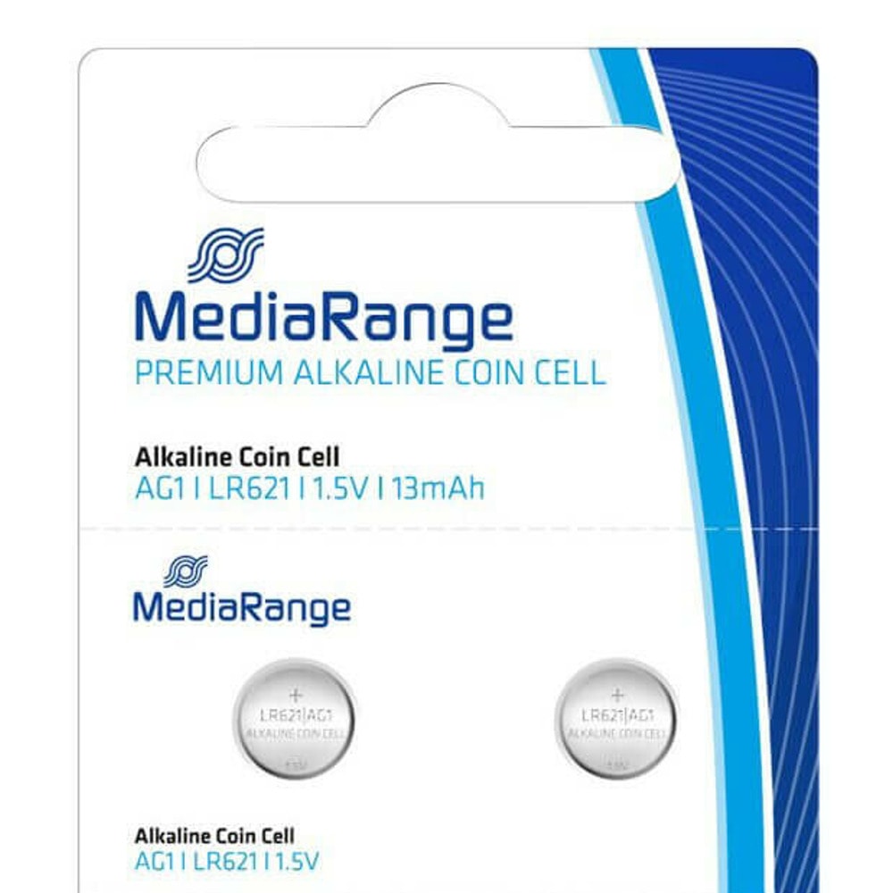 Батерии алкални MediaRange Premium Coin Cells MRBAT110 AG1 (LR621)