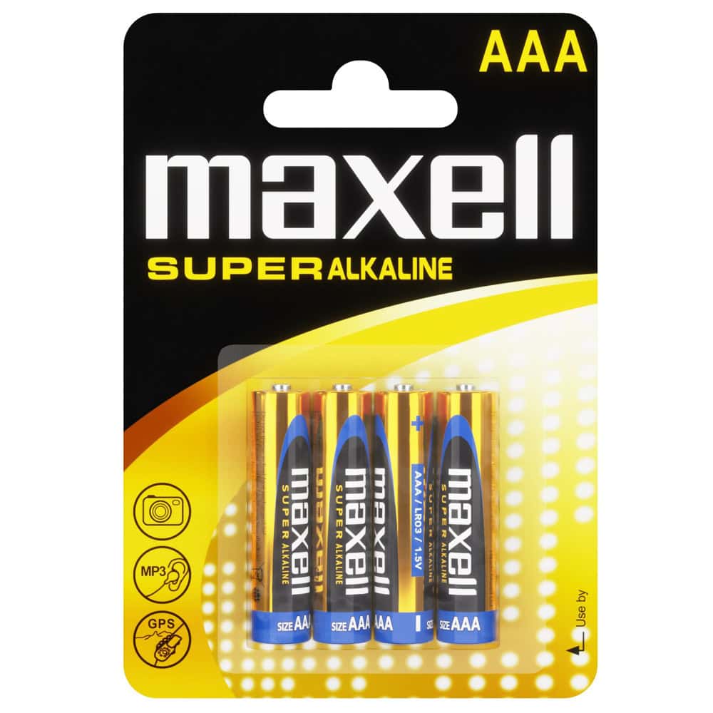 Батерии алкални Maxell Super ааа
