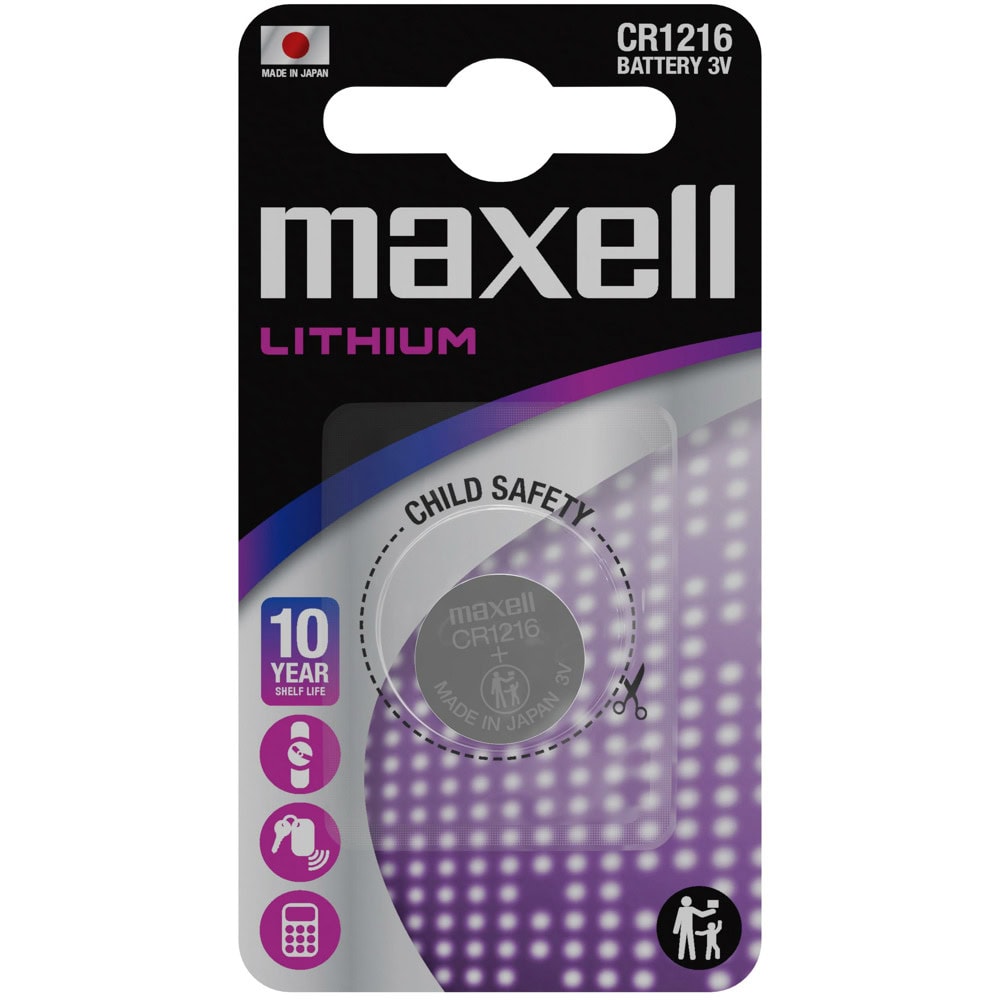 Батерия литиева Maxell for Calculator CR1216