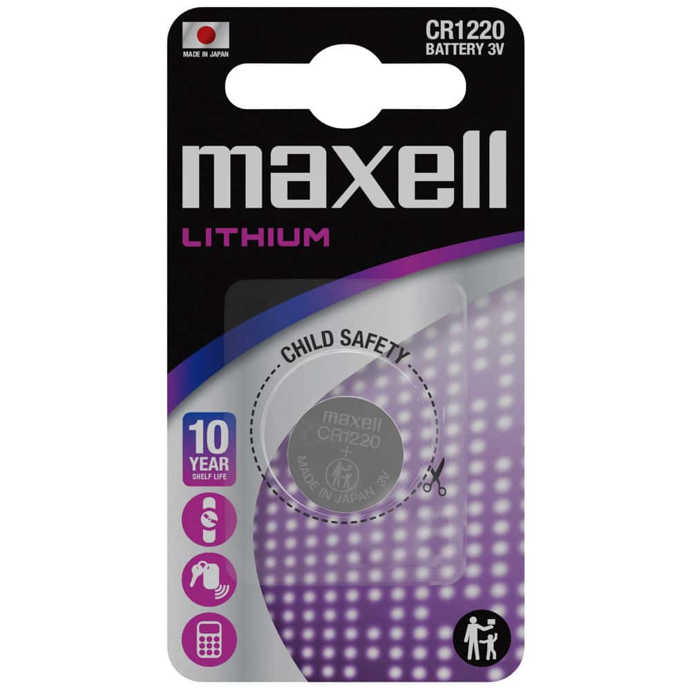 Батерия литиева Maxell CR1220