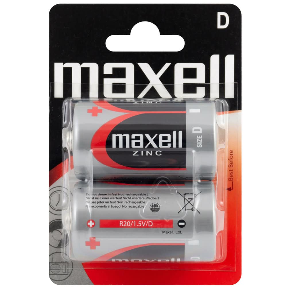 Батерии цинкови Maxell R20