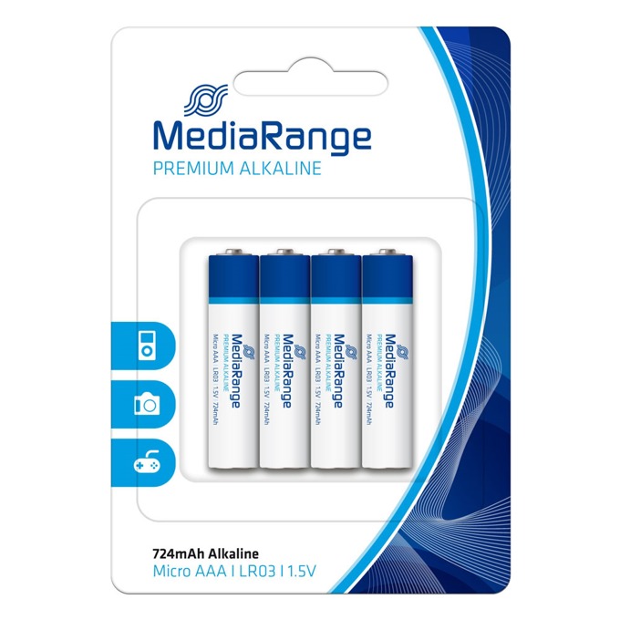 Батерии алкални MediaRange Premium MRBAT101 LR3
