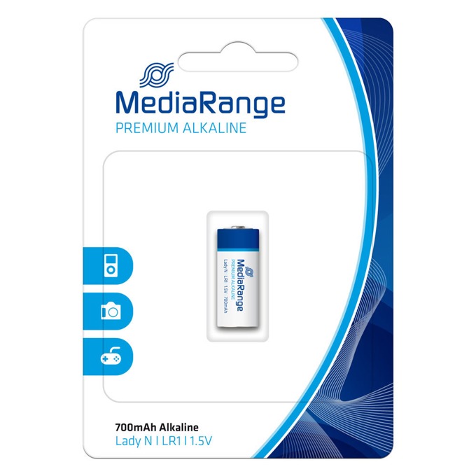 Батерия алкална MediaRange Premium Lady N MRBAT116 LR1