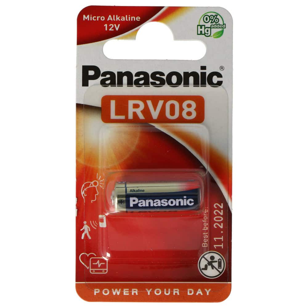 Батерия алкална Panasonic LRV08/1BP