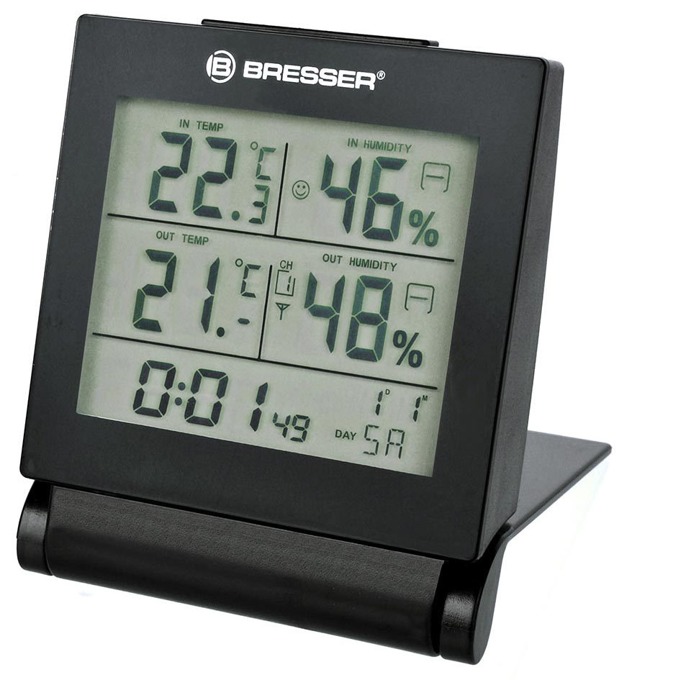 Електронна метеостанция Bresser MyTime Travel Alarm Clock