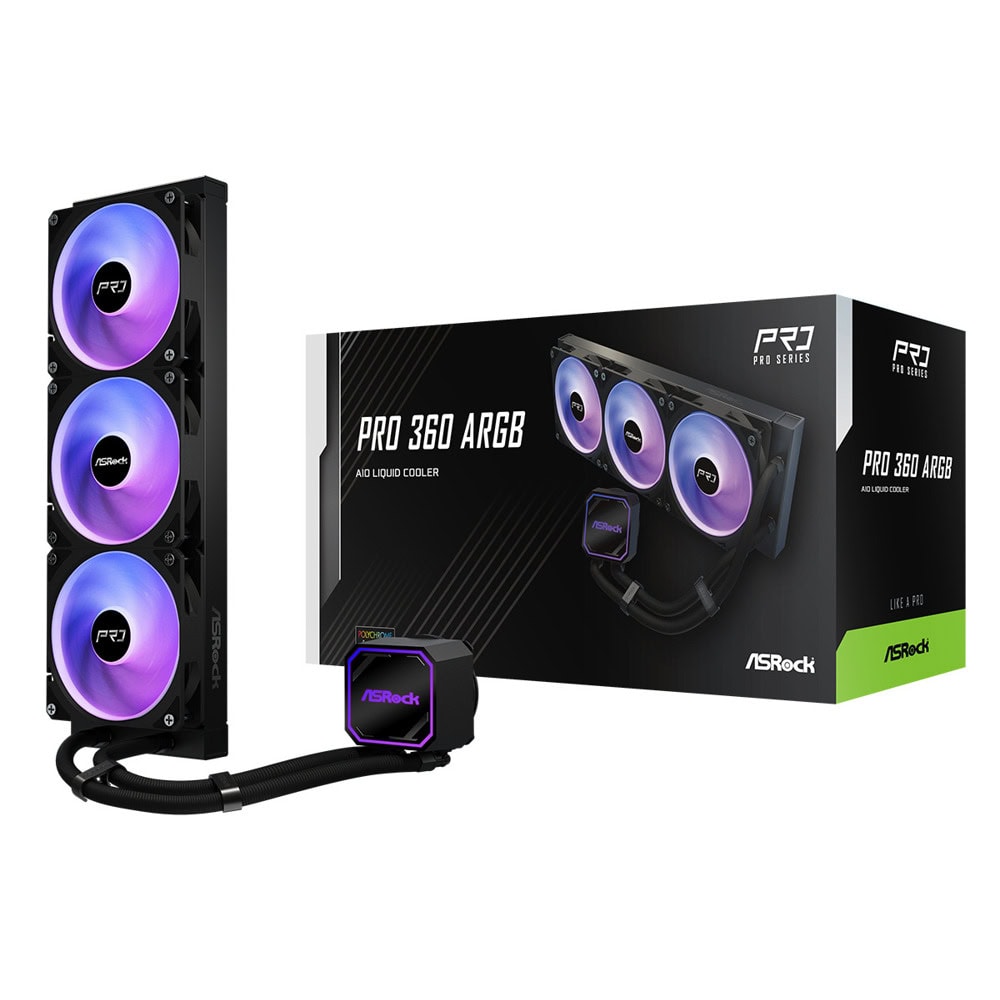 Водно охлаждане за процесор ASRock Pro 360 ARGB