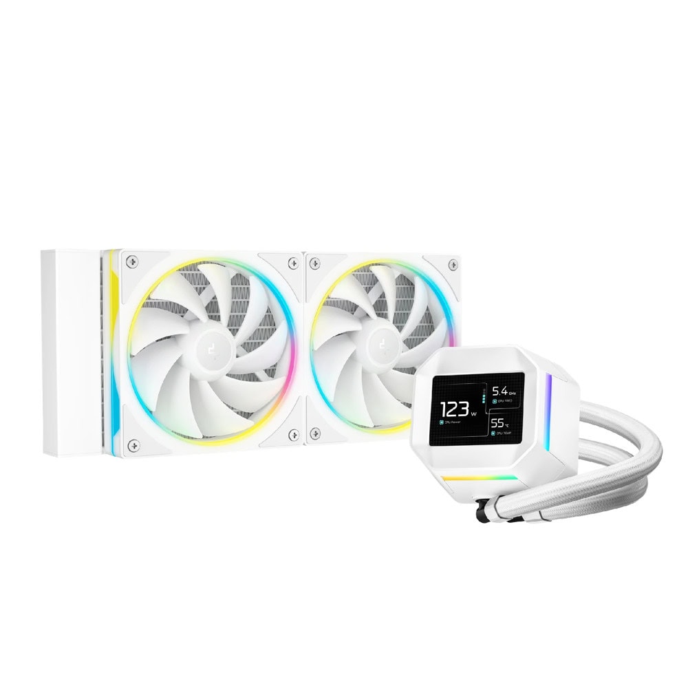Водно охлаждане за процесор DeepCool LM240 WH