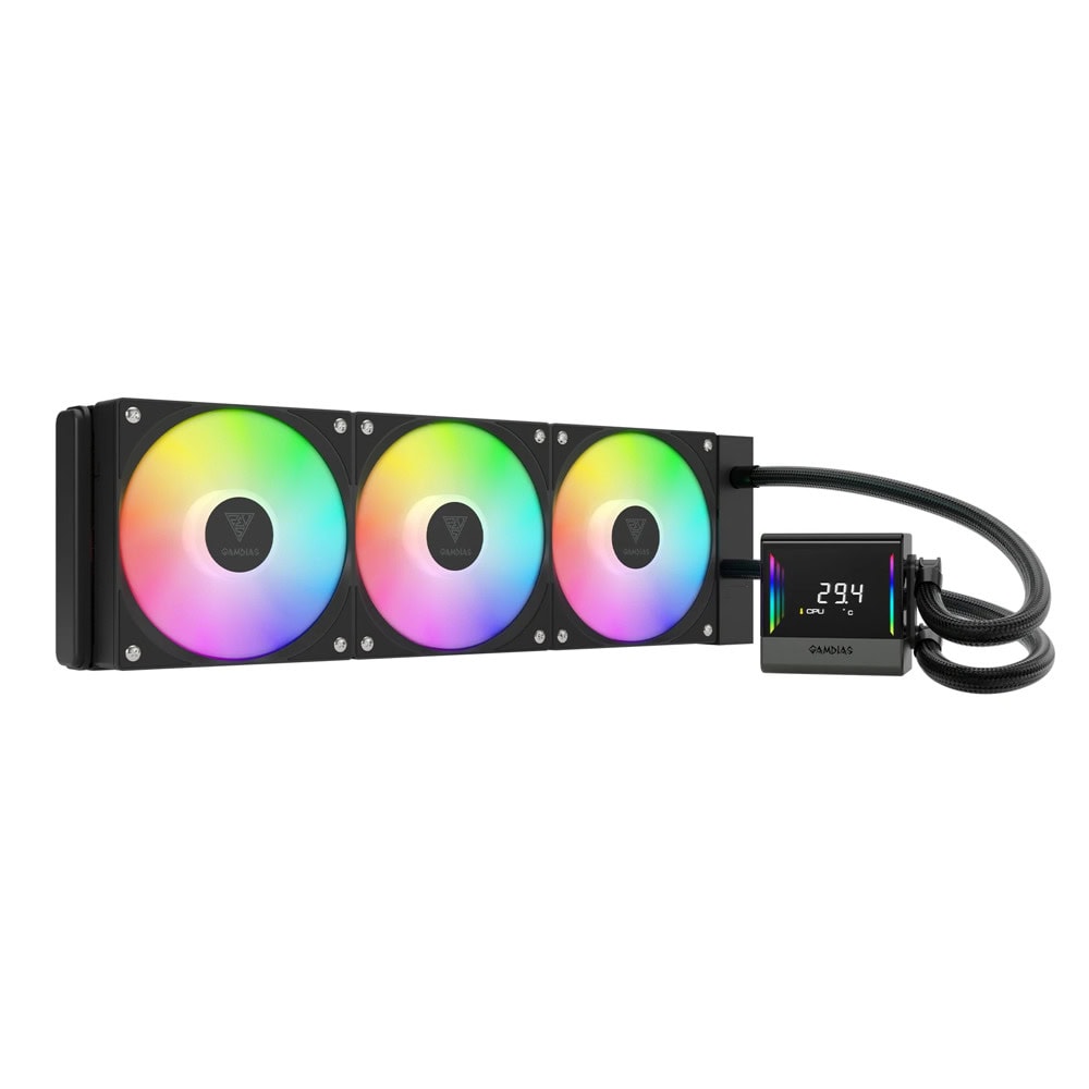 Водно охлаждане за процесор Gamdias Chione E4-360 Black