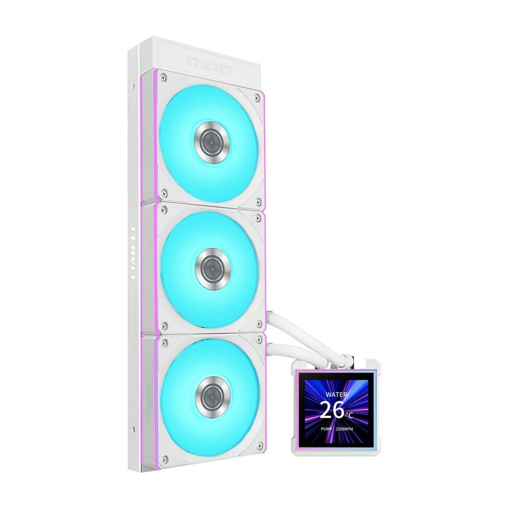 Водно охлаждане за процесор Lian Li HydroShift II LCD-S 360 CL RGB White
