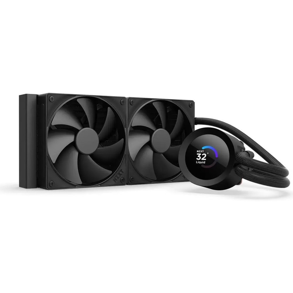 Водно охлаждане за процесор NZXT Kraken Plus 240 LCD Display Black