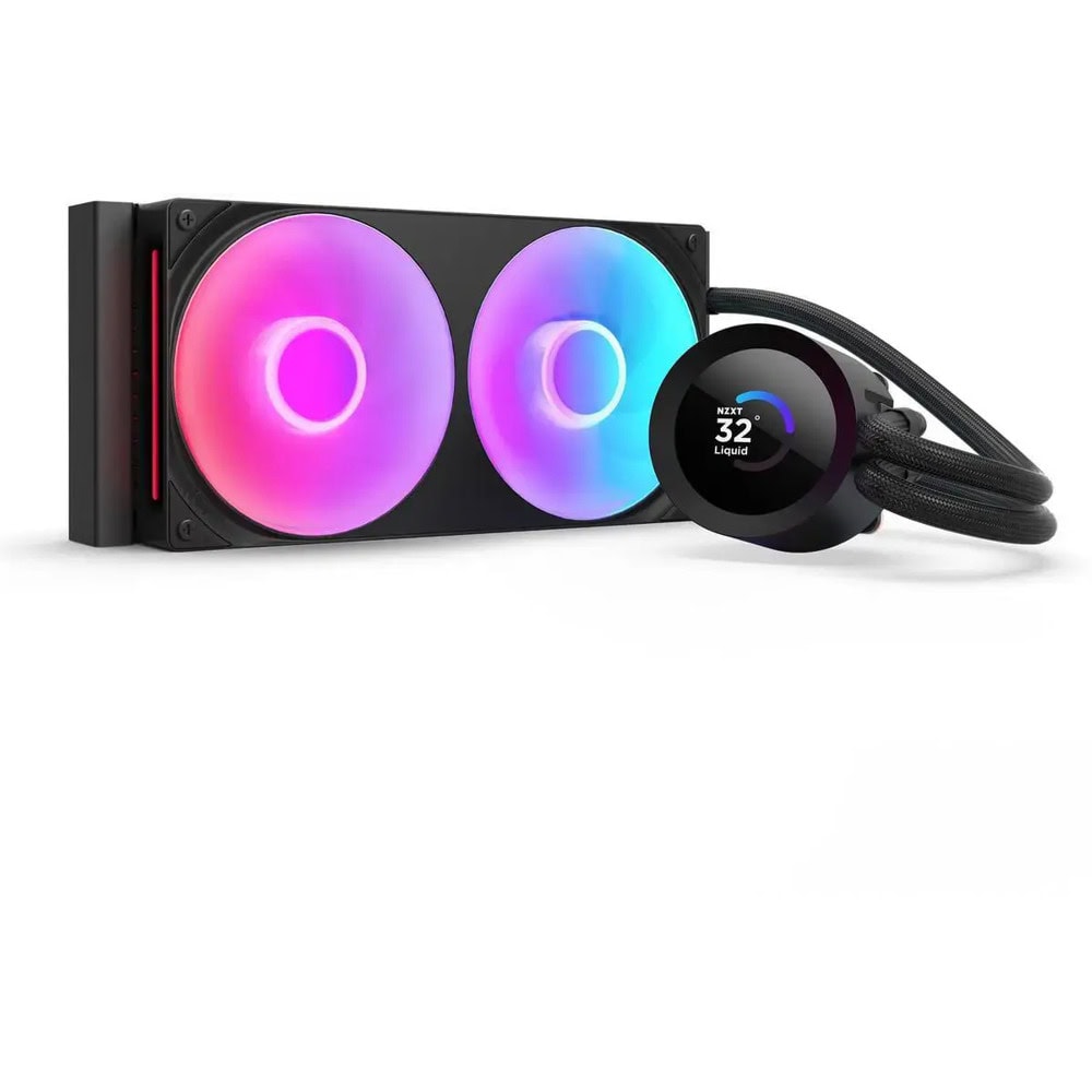 Водно охлаждане за процесор NZXT Kraken Plus 240 RGB LCD Display Black