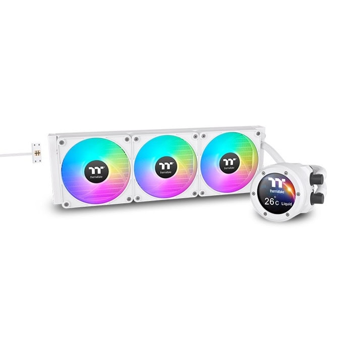 Водно охлаждане за процесор Thermaltake TH360 V2 Ultra EX ARGB Sync - Snow Edition
