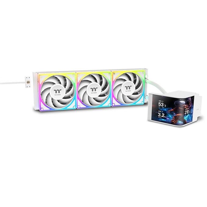 Водно охлаждане за процесор Thermaltake MAGCurve 360 Ultra Snow Edition