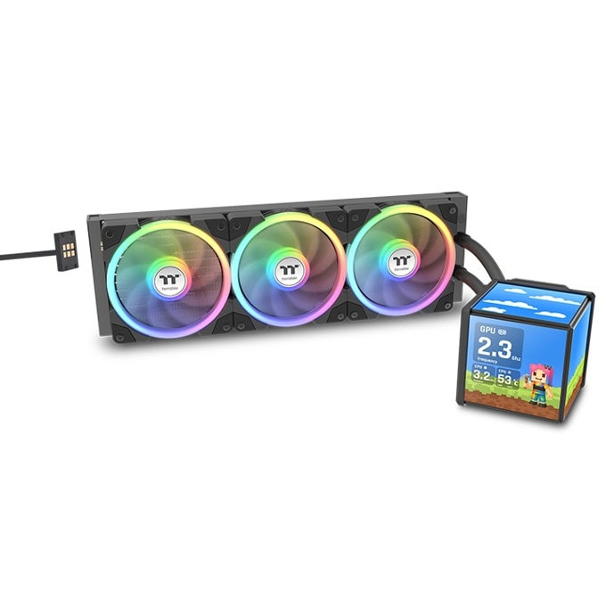 Водно охлаждане за процесор Thermaltake MINECUBE 360 Ultra ARGB Sync