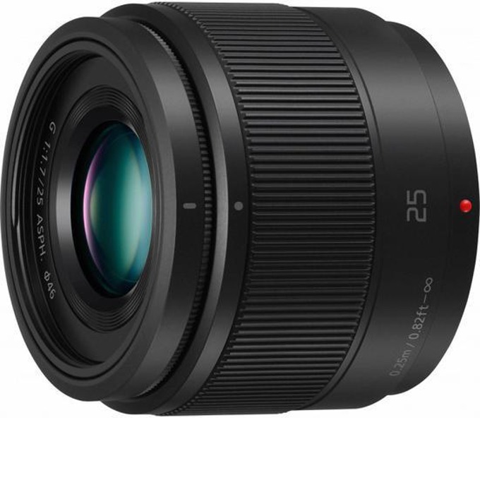 Обектив Panasonic LUMIX G 25mm f/1.7 (черен) за Micro 4/3