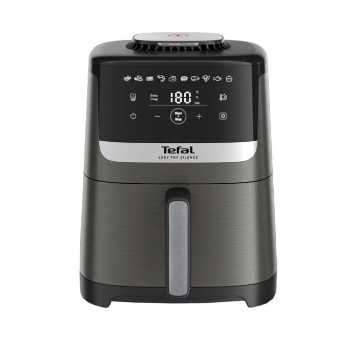 Фритюрник с горещ въздух Tefal Easy Fry Silence Coal