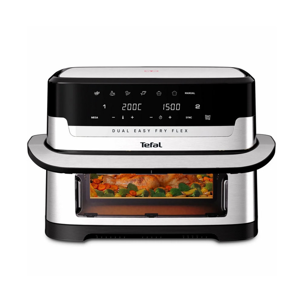 Фритюрник с горещ въздух Tefal Dual Easy Fry Flex EY922DE0