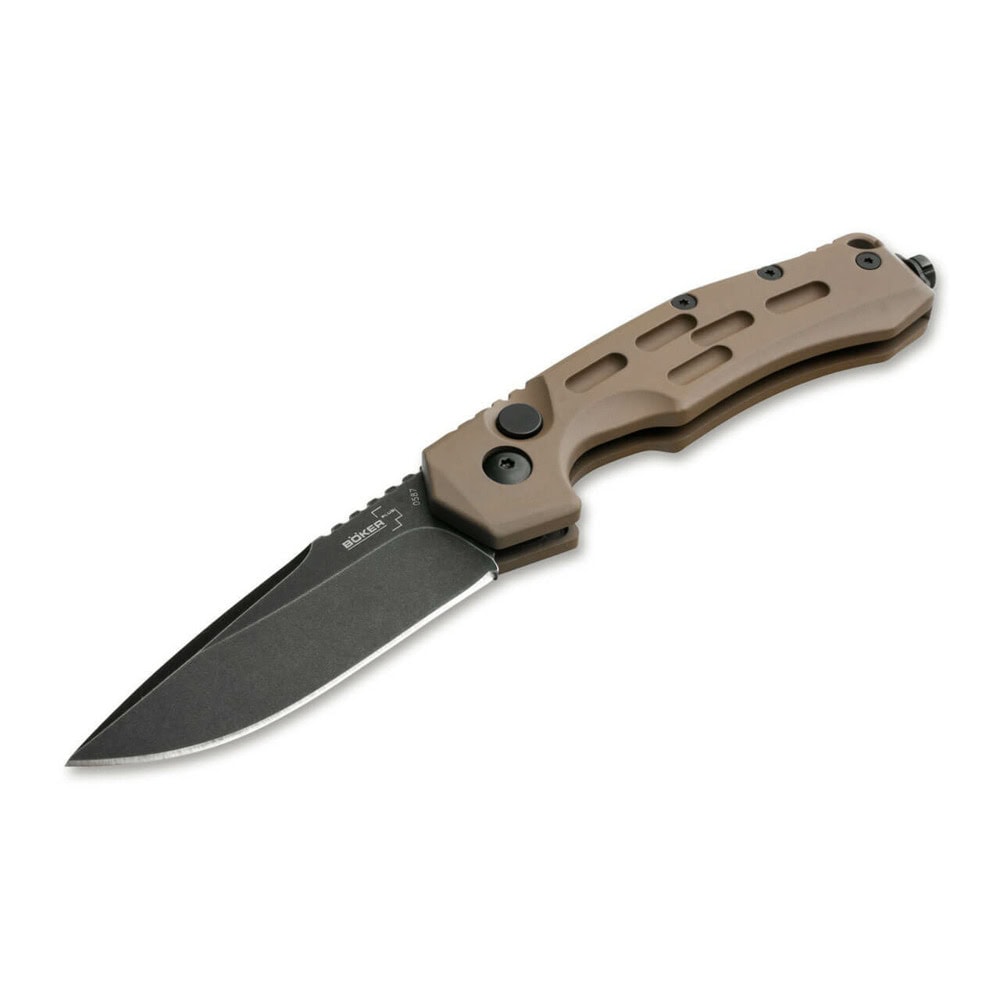 Джобен нож Boker Solingen Plus Thunder Storm Auto Coyote