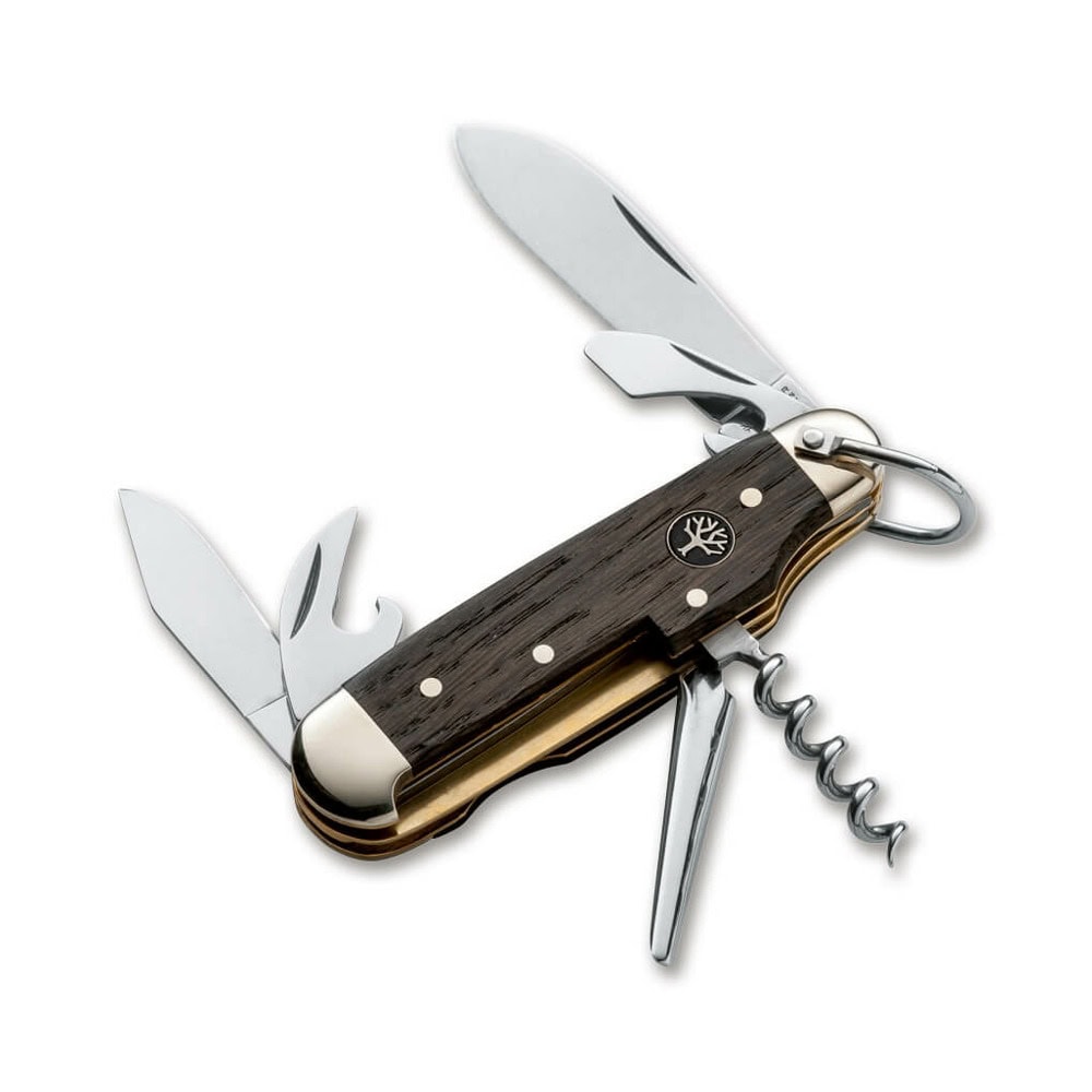 Джобен нож Boker Solingen Camp Knife Smoked Oak