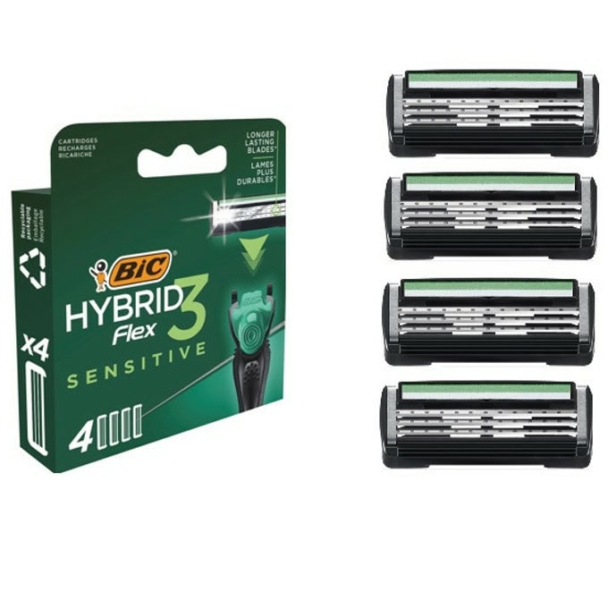 Резервни ножчета за самобръсначка BIC Hybrid 3 Flex Sensitive